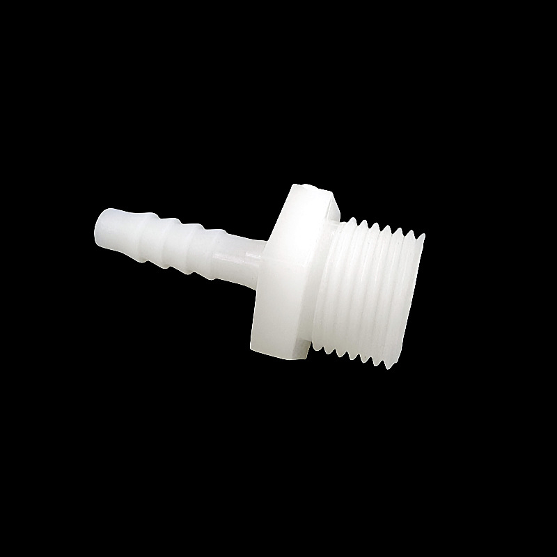 Pagoda de plástico enchufe de cabeza 8 enchufe 10 pequeño tee en forma de T y a través de filamento interno y externo accesorios de manguera de torre de plástico