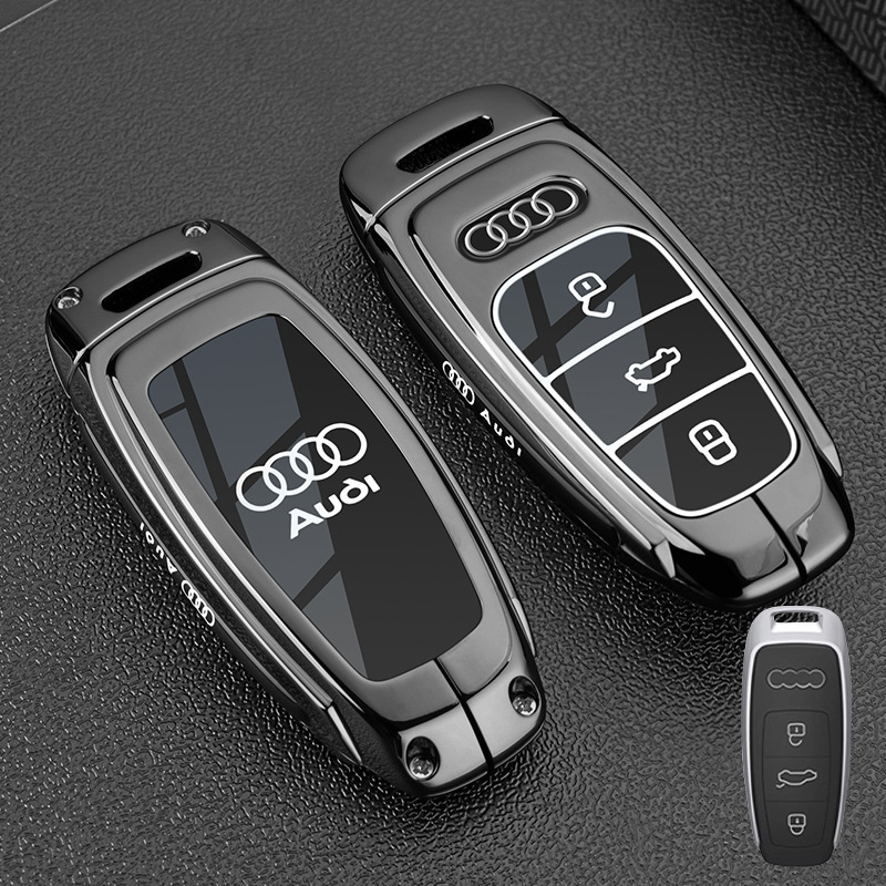 奥迪a6l钥匙套a4l/q5l/a3l/q3/q2l/a5/a7l/q7男士a8专用q4etron车|undefined
