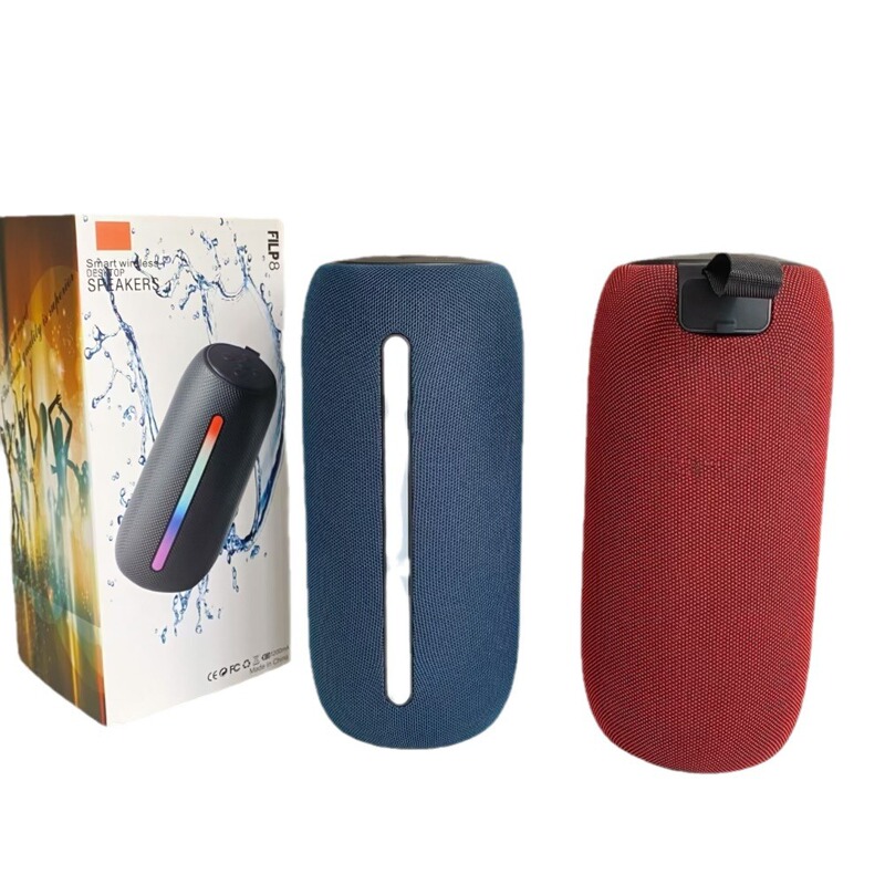 新型ポータブルワイヤレスBluetoothスピーカー、サブウーファー、デスクトップ/アウトドアLED雰囲気照明BluetoothスピーカーFLIP8|undefined