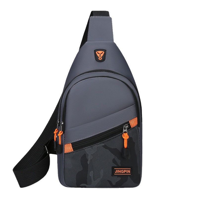 Bolsa de hombro casual para hombres, bolso de hombro para estudiantes universitarios coreanos, bolso portátil para viajes al aire libre, bolso de pecho simple