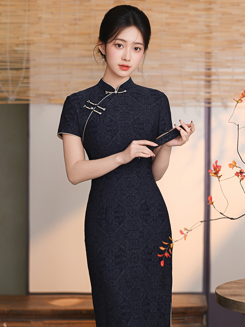 Summer long cheongsam