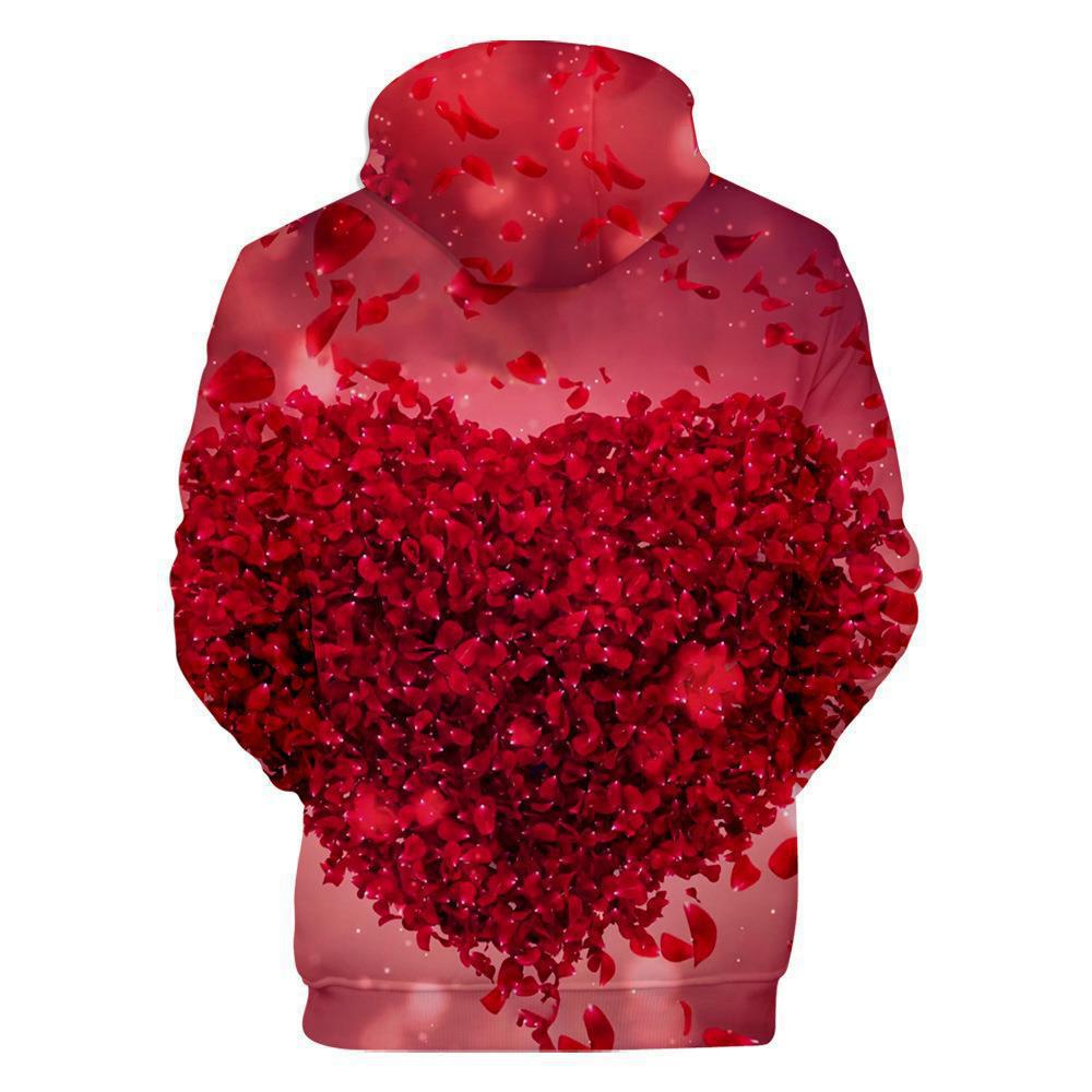 -Sudadera deportiva holgada con capucha impresa en 3D para hombres y mujeres con elementos del Día de San Valentín_voghion.com