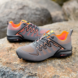 Breathable non-slip men's climbing off-road skates for hiking, sports shoes for leisure, bike shoes, (Cross-border trading), plus size