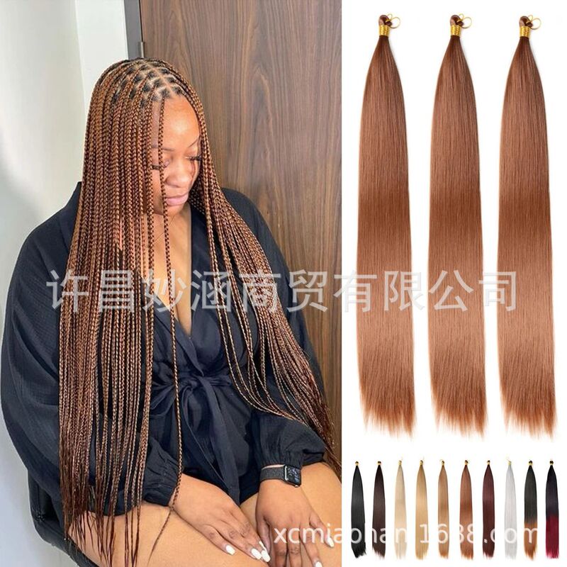 Bone Straight Bulk Hair 28“ 150g Wholesale Braiding Hair