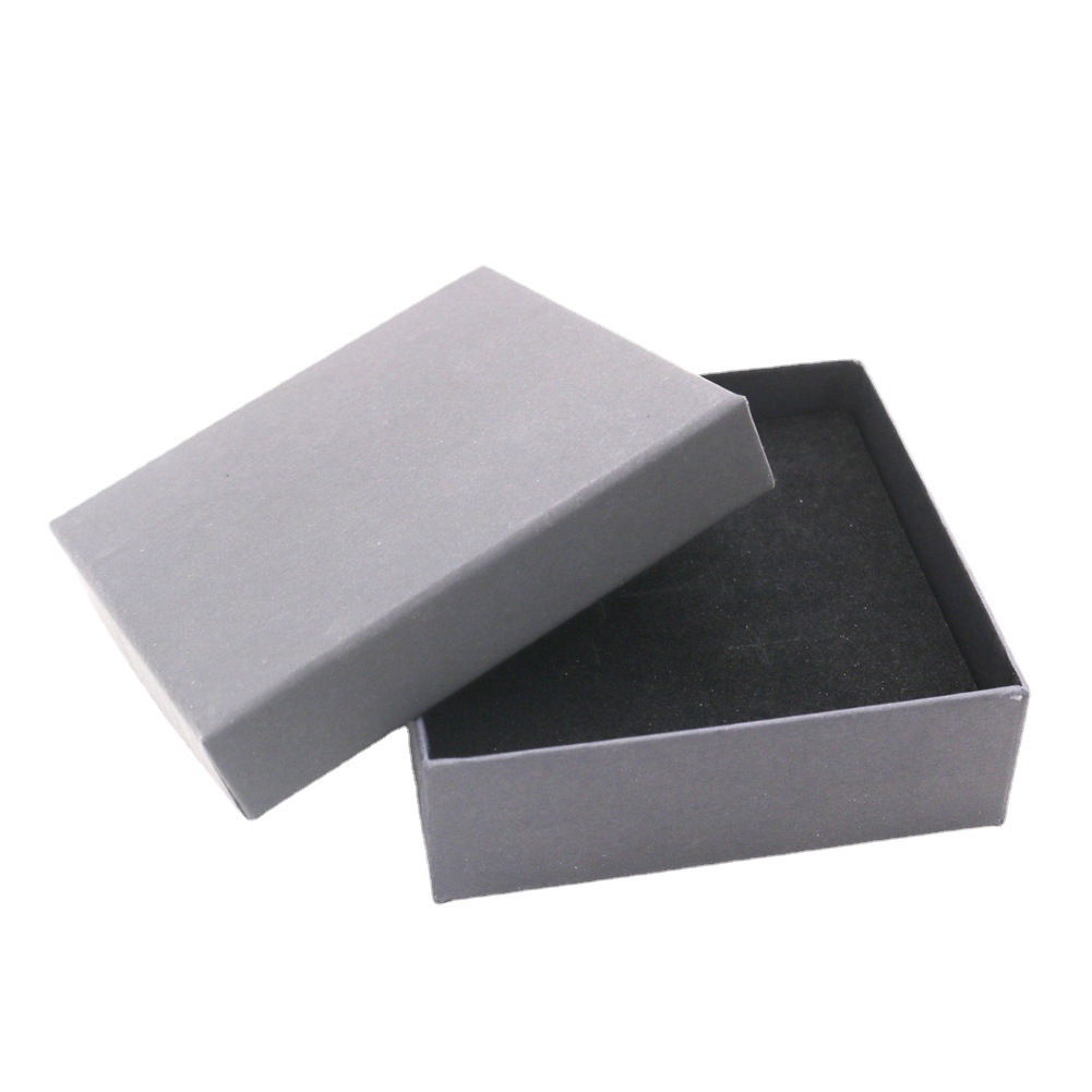 外贸爆款 项链饰品盒diy礼品盒牛皮纸质包装盒正方形盒子厂家直供