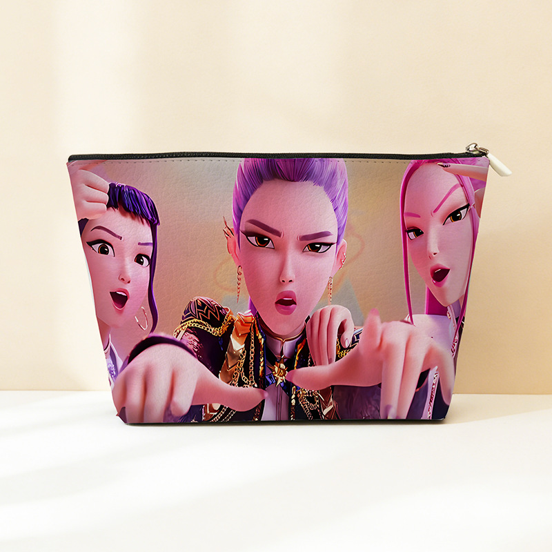 Explosión transfronteriza PU cuero caza de brujas bolsa de almacenamiento impermeable bolsa de maquillaje portátil bolsa de almacenamiento con cremallera bolsa pequeña