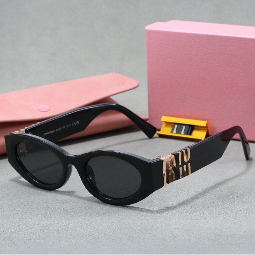 2026 New Model Miu A03SF Cat Eye Sunglasses, Oval Fashionable Ret