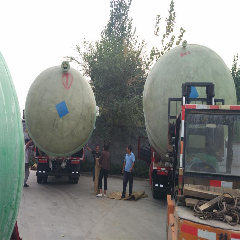 水衡制造 农村旱厕改造玻璃钢一体化污水处理设备 化粪池