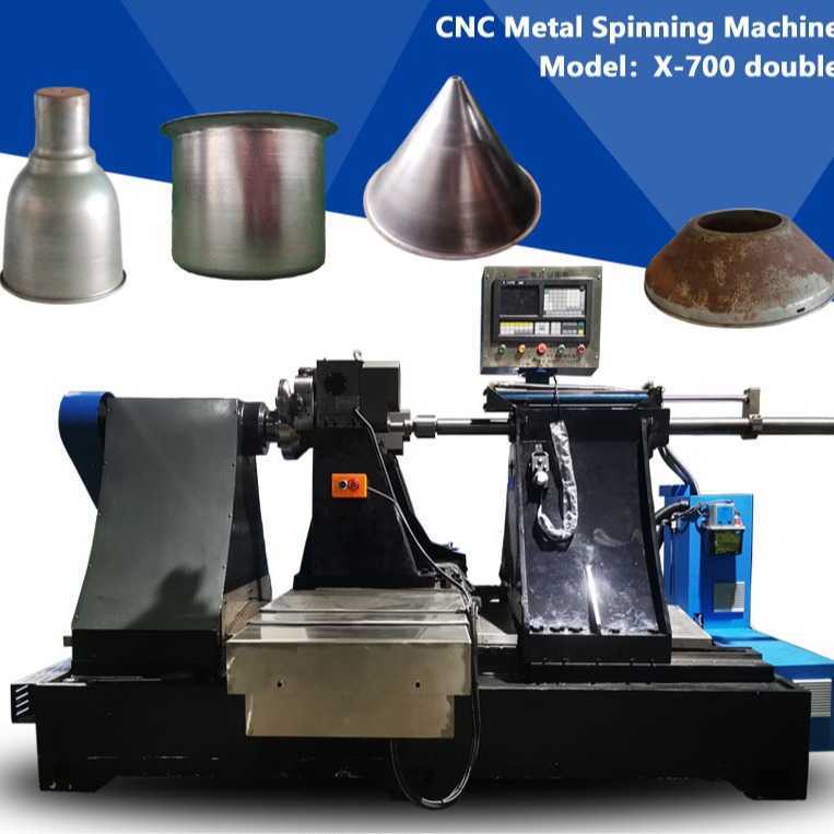 双轮重型数控旋压机不锈钢件自动加工旋压机双刀 旋压设备厂家