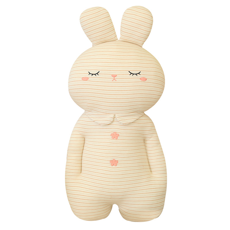 Lindo oso conejo cerdo piel-amigable bebé algodón muñeca niños edredón muñeca cama almohada para dormir muñeca creativa