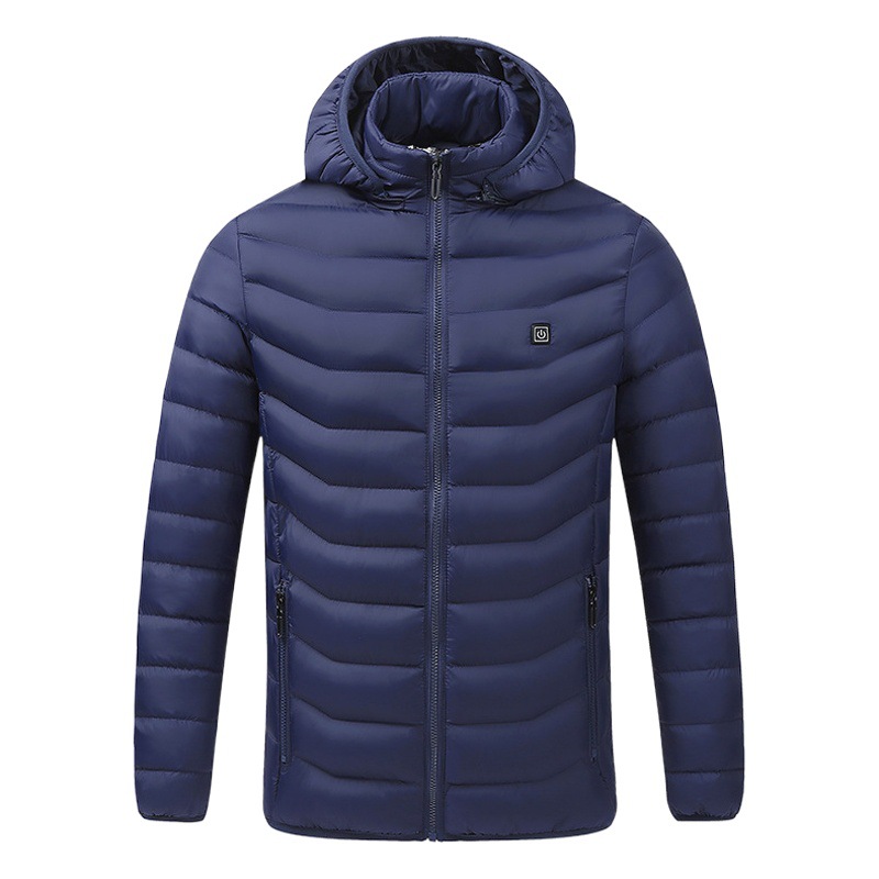 Cross-Border Direct Supply of New Winter Models: Constant Temperature Smart Heating Cotton Jacket, Casual Outdoor Rechargeable Thermal Cotton Coat