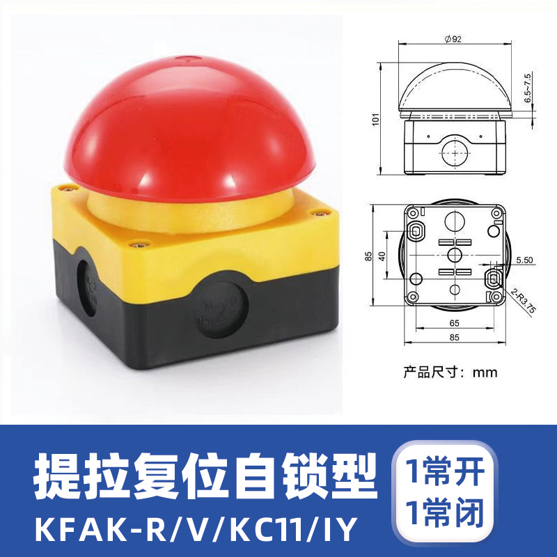 KONTRON Kang Zhen Hand Foot Switch Self-resetting Self-locking FAK-S/KC11/I