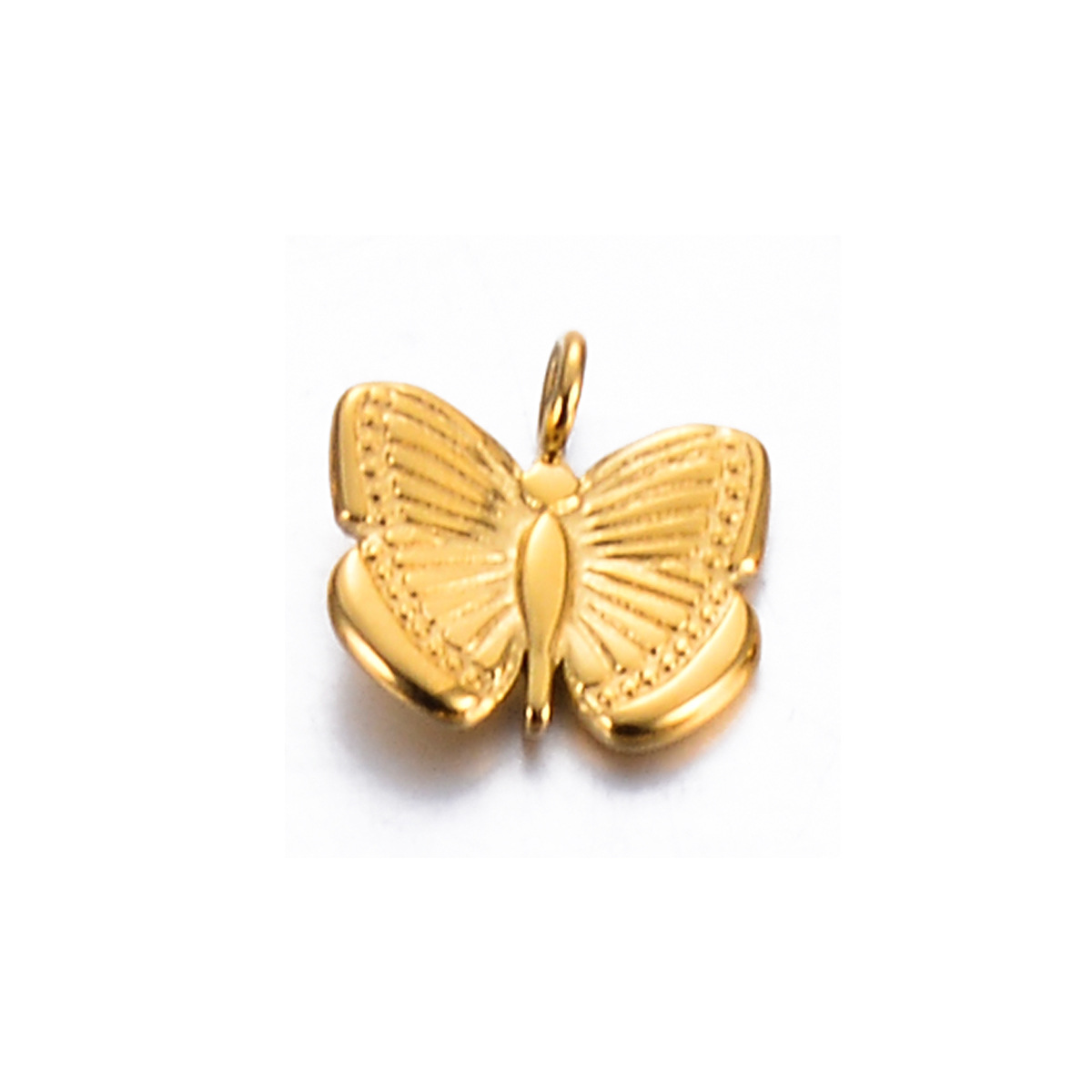 Acero inoxidable estereoscópico amor flor mariposa pequeña colgante mini conchas accesorios de candado de pájaros DIY pulseras image 14