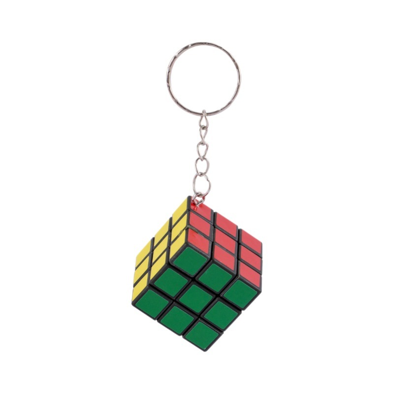 子供の知能のルービックキューブの3階のルービックキューブはキーホルダーのペンダントの3cmの小さいルービックキューブを持っています。|undefined