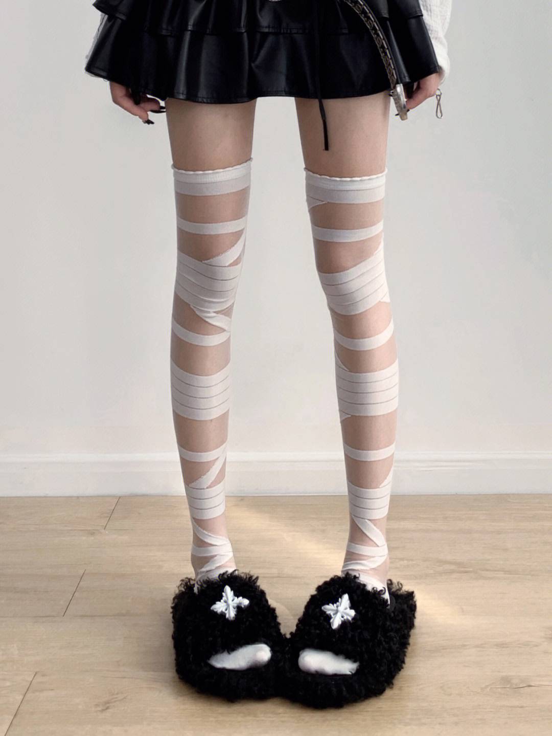 Spring&Summer Season A Pair Cute New Style Women's Solid Color Polyester Cotton Polyester Over The Knee Socks