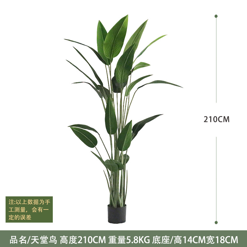 Decoración interior de plantas verdes de simulación de gran tamaño, plátano de bambú, gigantesco, plantas verdes falsas en maceta, paisajismo de plantas de simulación al por mayor image 62