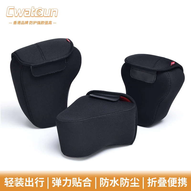 Сумка-вкладыш для камеры Cwatcun Гонконг, утолщенная пузырьковая пленка для беззеркальной фотографии и водонепроницаемый большой защитный чехол, подходящий для Canon