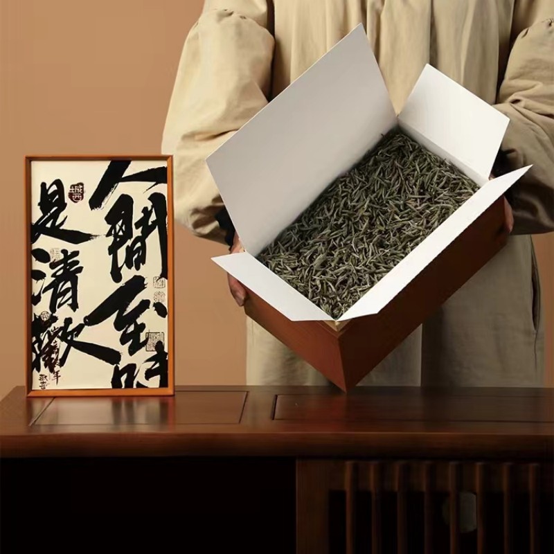 新款竹制礼盒散茶叶礼盒福鼎白茶半斤古树茶储存密封一斤空礼盒