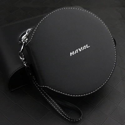 Audi Mercedes Car Disc Holder — Multimediya və saxlama aksesuarları - haval-round-cd-case-silk-screen-logo-edition