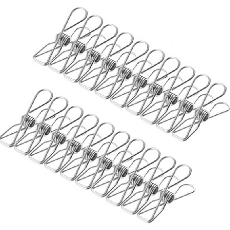 스테인레스 스틸* 클립 1팩 20개