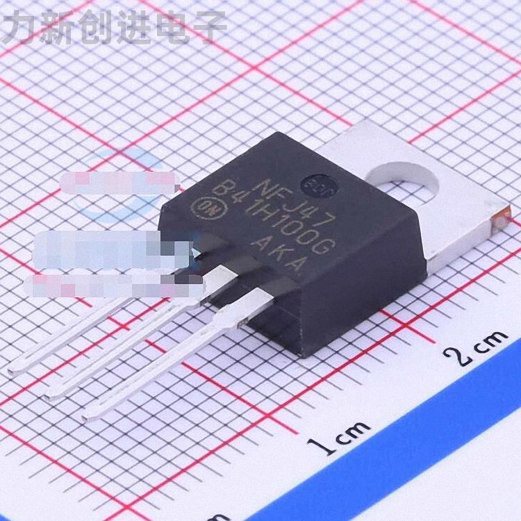 MBR41H100CTG封装TO-220(TO-220-3)肖特基二极管