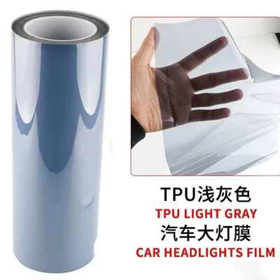 Factory Wholesale Taillight Film, Car headlight protective film - tpu-light-gray-film-30cm-15m-one-roll