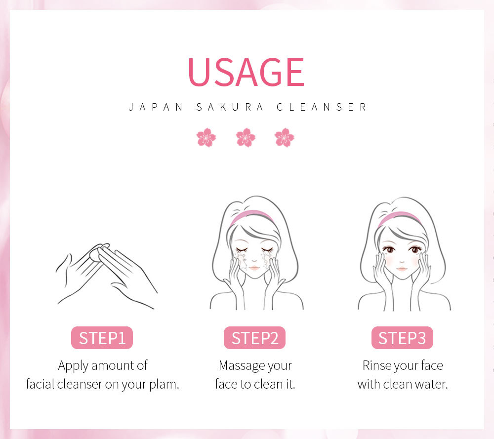 Sakura Facial Cleanser Image 10