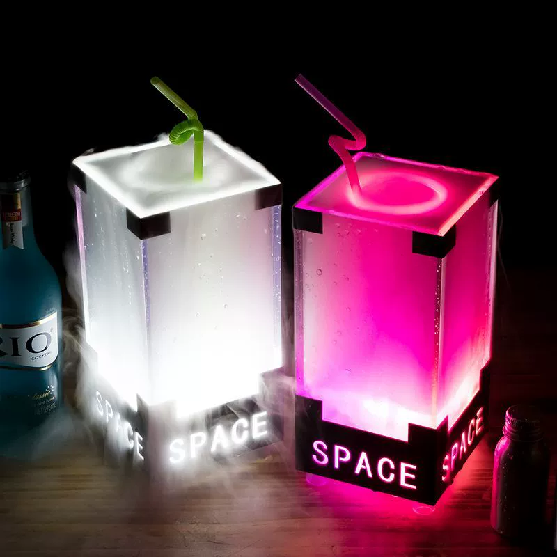Светящаяся коктейльная чашка, сладкий десерт, магазин чая с молоком, чашка для холодных напитков, креативная барная чашка для вина, чашка для сухого льда, 3 шт.