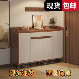 鞋柜家用门口新款2026新品室内入户储物柜一体大容量多层超大鞋架