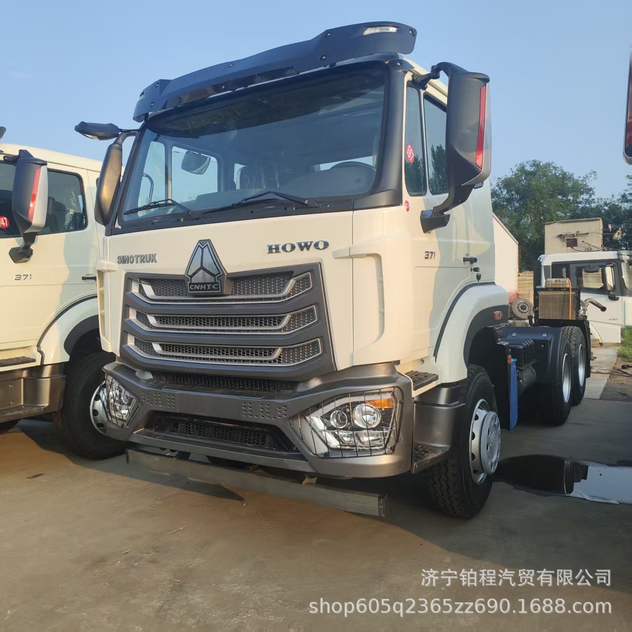 Brand new HOWO NX tractor head 5.6m with large box dump truck and large pump engine, available for immediate delivery, specifically for mining areas