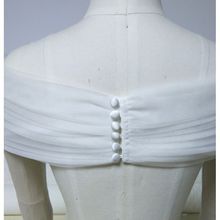 年网纱白色象牙色披肩新娘礼服婚纱搭配一件代发颜色生产代理