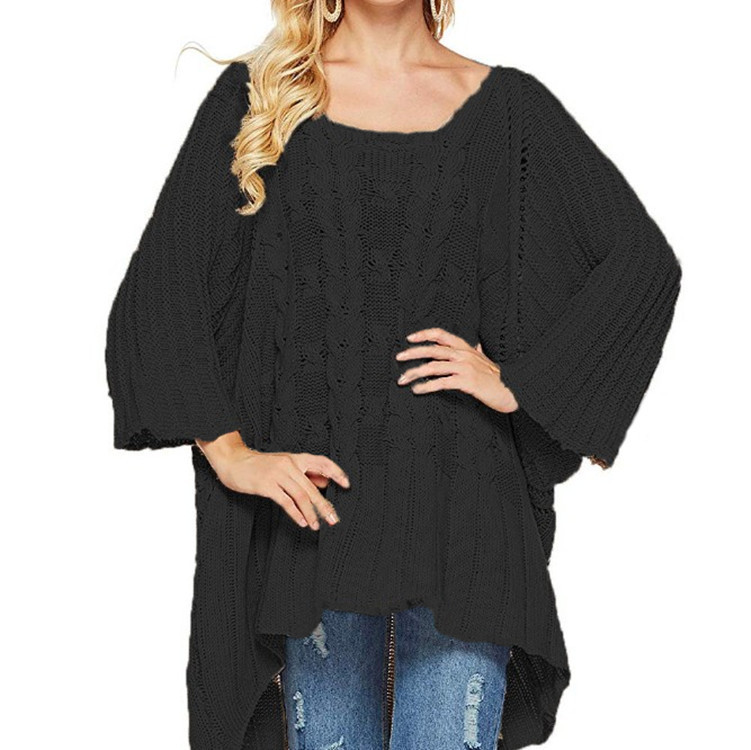 Nueva Colección Otoño-Invierno 2026: Suéter Tipo Capa sin Mangas con Cuello Redondo, Estilo Europeo y Americano para Mujer, Venta en Amazon