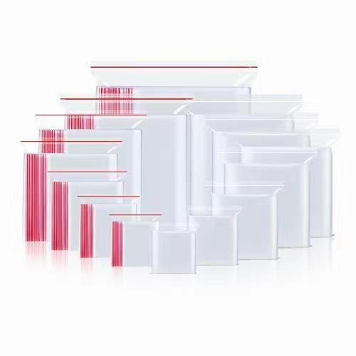 批发食品级密封袋塑料封口袋长条包装袋透明pe自封袋拉链式收纳