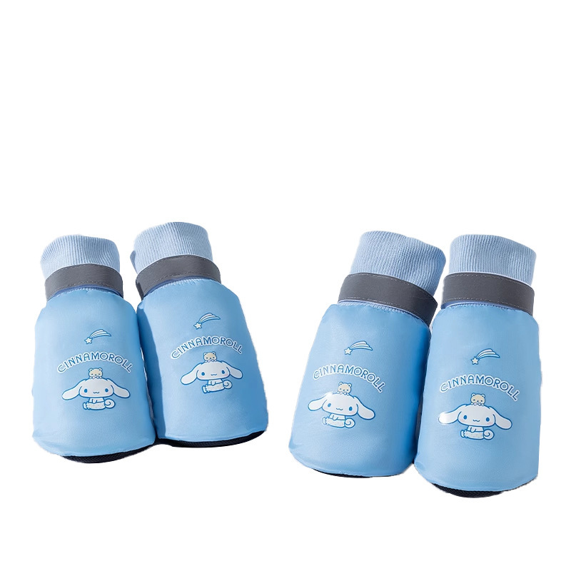 Zapatos de suela blanda para perros de primavera y verano para perros de orejas grandes Zapatos para perros de tamaño mediano y grande Cubierta antideslizante para zapatos para mascotas transpirable de cuatro estaciones