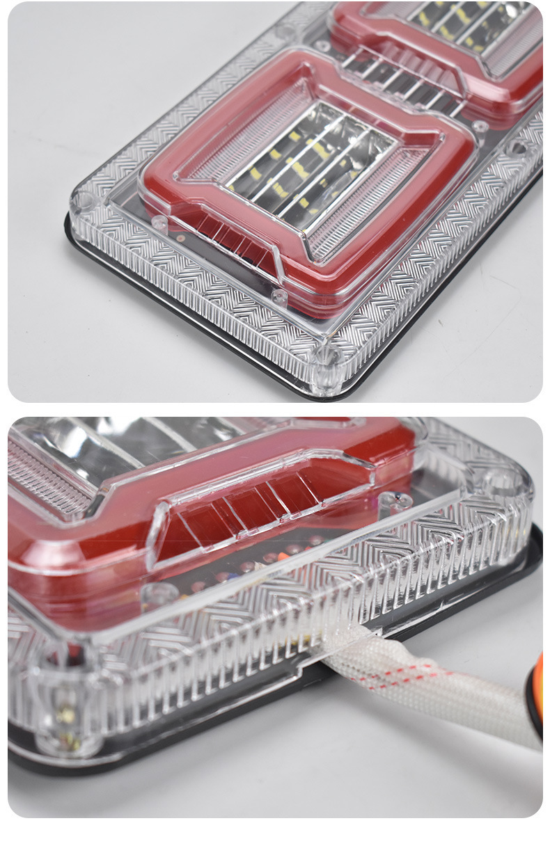 New Truck Tail Light 12V24V Rear Tail Light Led Brake Warning Light Str Giant King 140-2