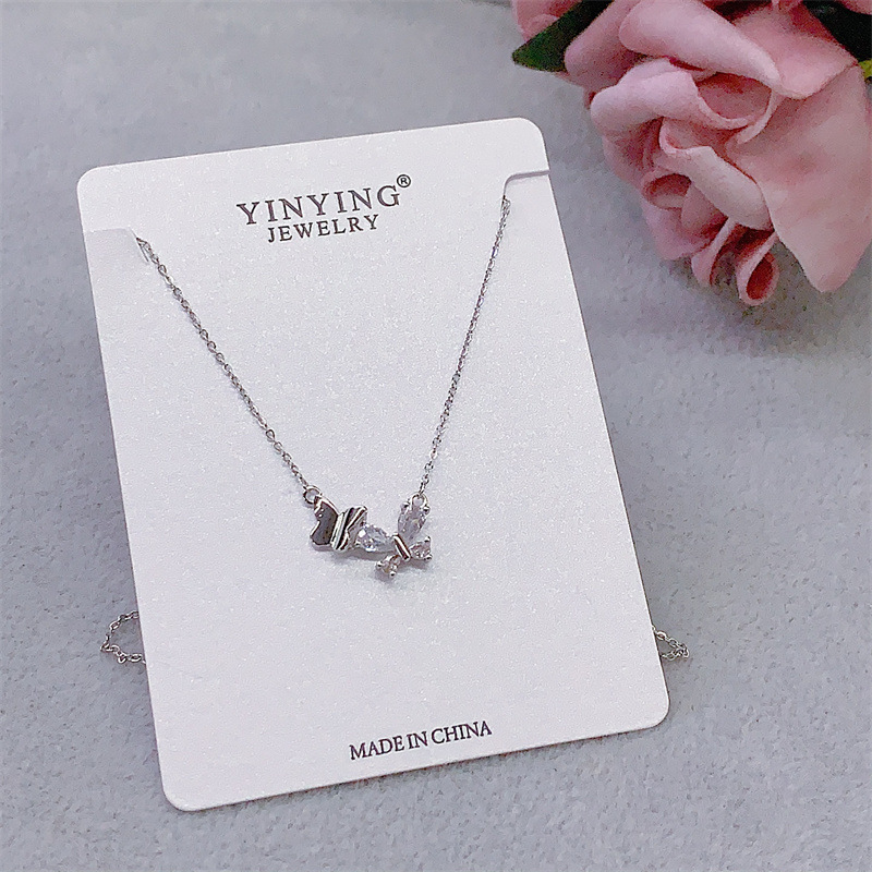 지르콘 광택 더블 나비