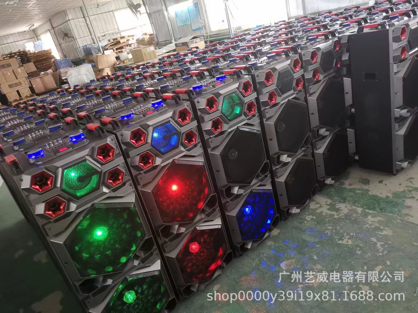 MT-1725 外贸双15寸音响蓝牙音箱双话筒120W大功率舞台音箱卡拉ok详情5