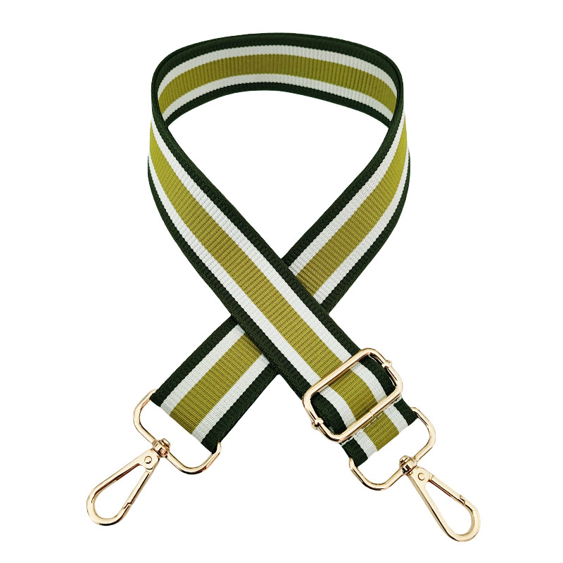 Polyester Cotton Stripe Bag Strap display picture 5