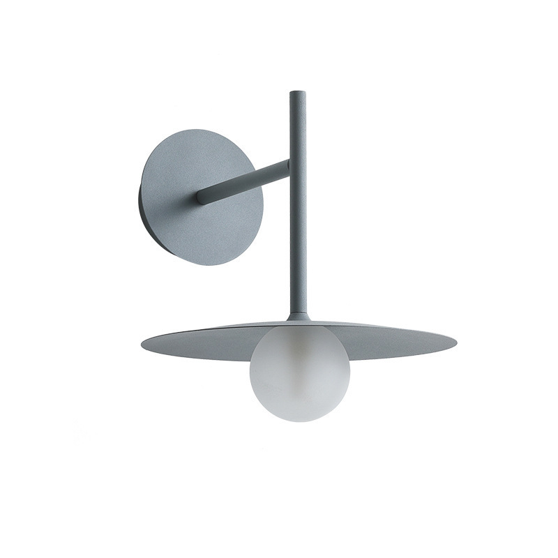 Decoración moderna cabecera de cama pared minimalista creativa estudio lámpara de pared faro de personalidad nórdica cama de sala de estar postmoderna
