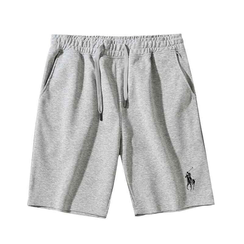 New Style Cotton Shorts Polo Sports Casual Versatile Shorts for Men Summer Pure Cotton Loose Straight Five-Point Pants with Embroidery
