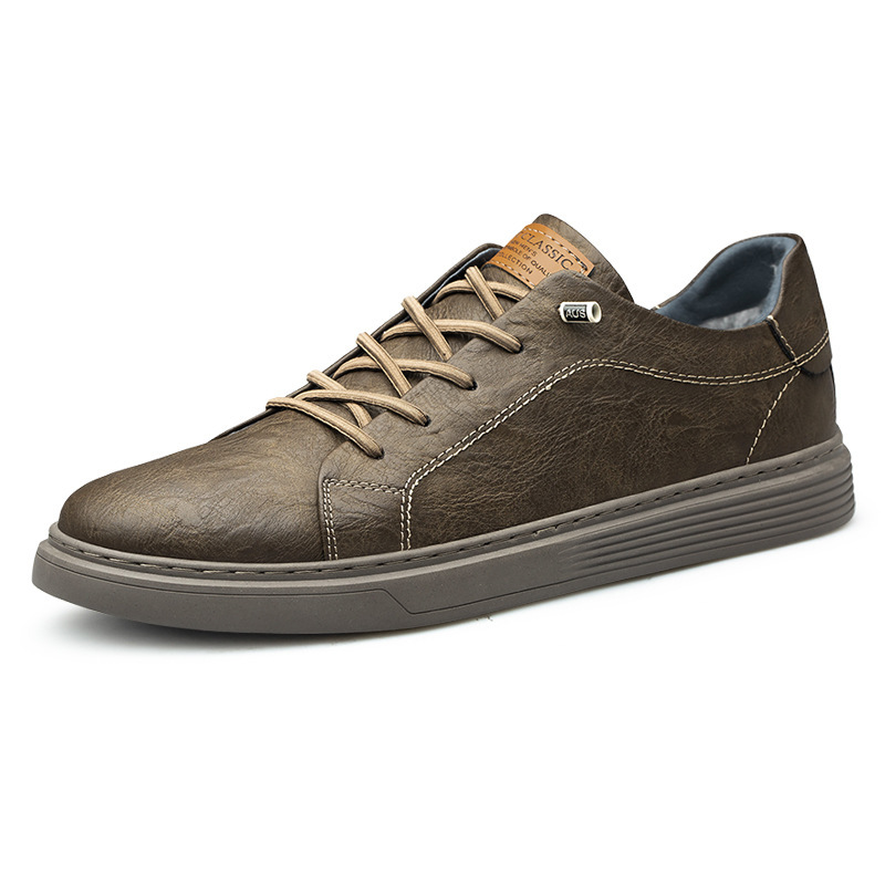 Two-layer Cowhide Men's Shoes All-match Men's Soft-soled Leather Casual Leather Shoes Sneakers Men's Slip-on plus size Summer Breathable Two-layer Cowhide Men's Shoes All-match Men's Soft-soled Leather Casual Leather Shoes Sneakers Men's Slip-on plus size Summer Breathable