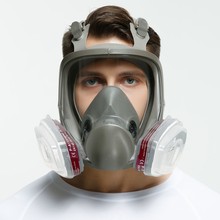 防毒面具全面罩喷漆化工打农药全面罩6800款大视野硫化氢防毒面罩