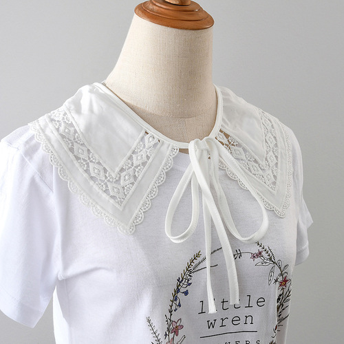 single collar lace shawls embroidered fake collar shirt collarDetachable dickey collar for women girls half shirt sweater decoration collar 