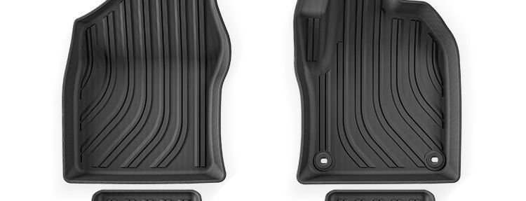 4TPE car floor mats are suitable for Toyota Prius models with US steering wheel, applicable to right-hand drive 221750