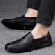 Cowhide Casual Leather Shoes Soft Leather Soft Sole Slip-on Peas Shoes All-match Set Foot Trend Fashion Men's Shoes Wholesale