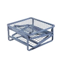 厂家直供亚马逊爆款折叠金属网床可叠可叠可折叠