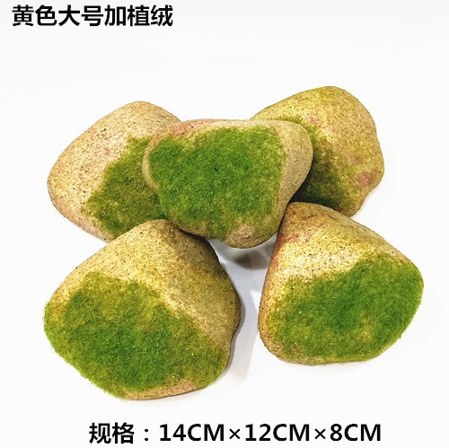 Jardín rocalla paisajismo decoración de resina piedra falsa película de filmación espuma micro paisaje piedra de simulación de musgo