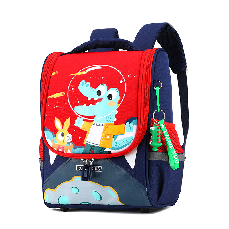 Mochila Infantil de una Pieza con Diseño de Peces Naturales, Estilo Coreano, para Niños y Niñas, para Jardín de Infancia y Escuela, con Estampado, Práctica para Envíos Internacionales