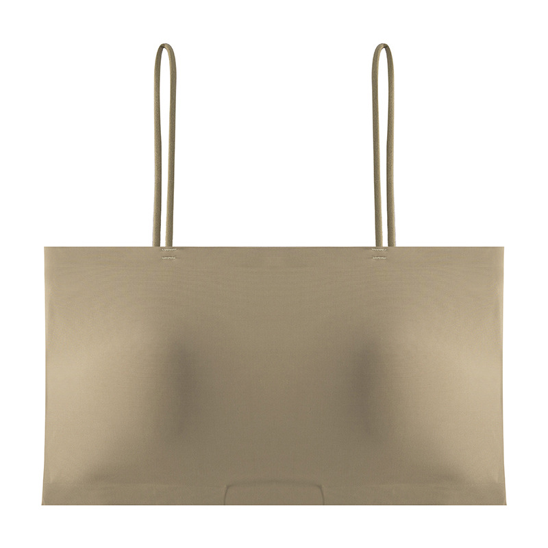 Hielo sin marcas de limpieza de pecho con un cinturón de pecho anti-fuerte chaleco ropa interior de mujer un bra de belleza con almohadilla de pecho