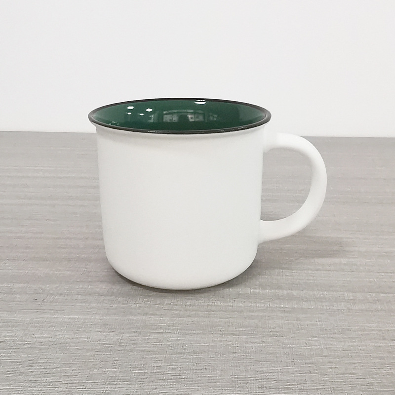 Taza de agua de procesamiento de lotes pequeños tazas de cerámica LOGO taza de agua taza de marca blanca taza de cerámica taza de café